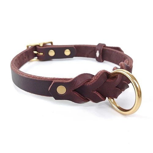 Collare per cane vera pelle - collare,