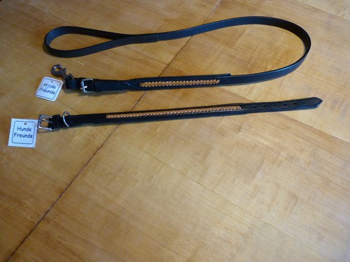 Set collare pelle 50 x - in,
