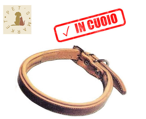 Collare per cane cuoio - in,