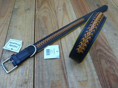 Collare pelle marrone scuro - collare,